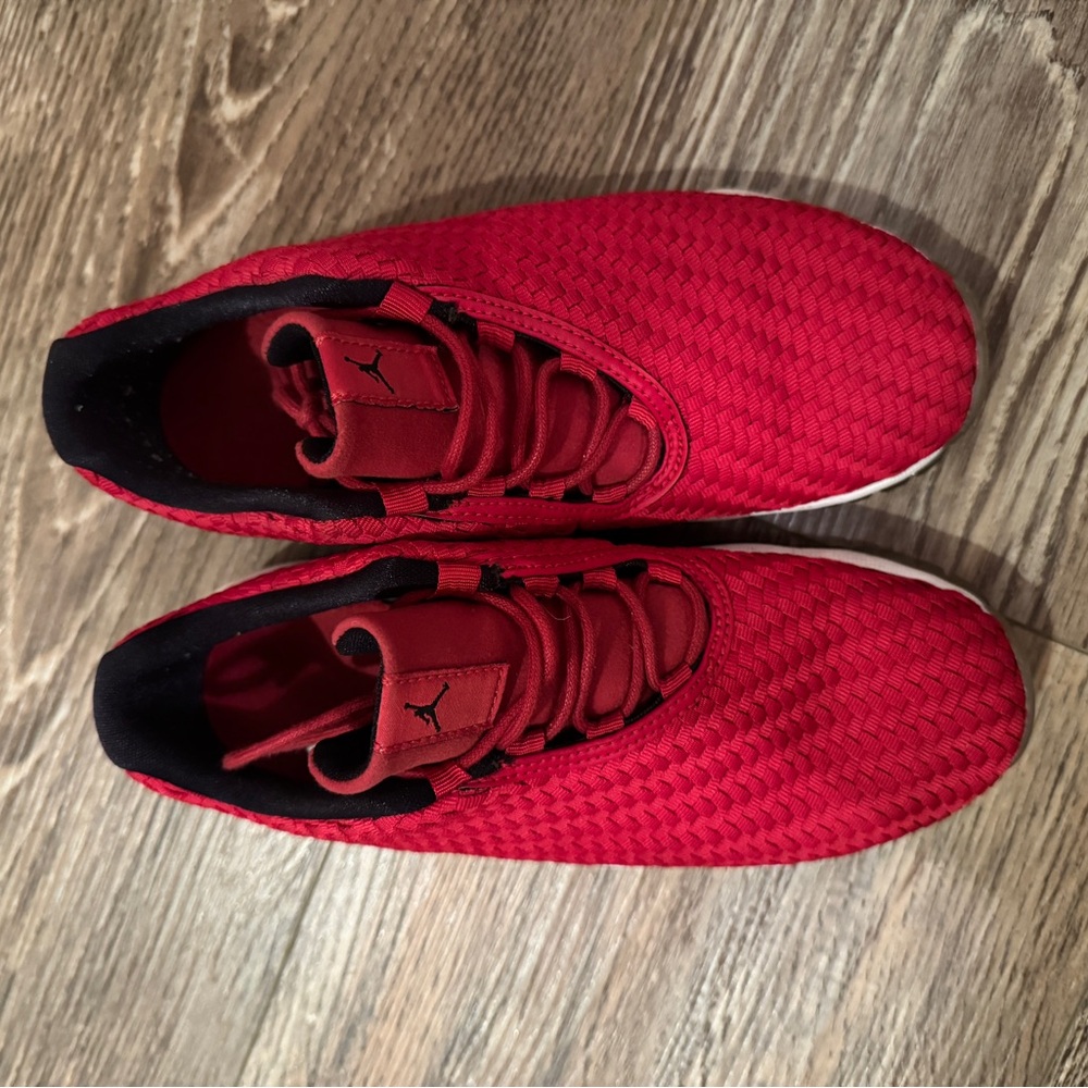 Jordan Men's Red Low-Top Woven Sneakers